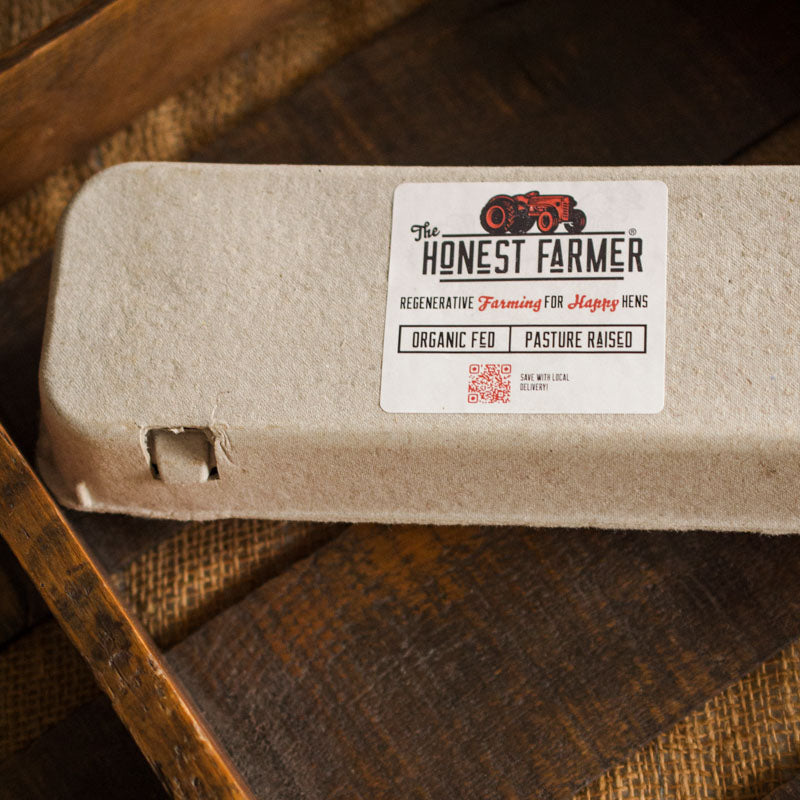 Pasture-Raised Organic-Fed Eggs - Dozen