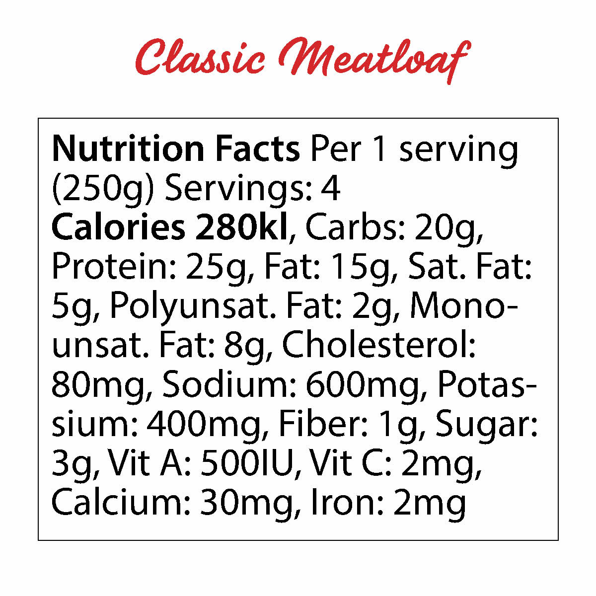 Classic Meatloaf