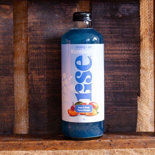 Rise Peach Mango Kombucha