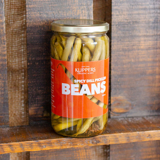 Spicy Dill Pickled Beans
