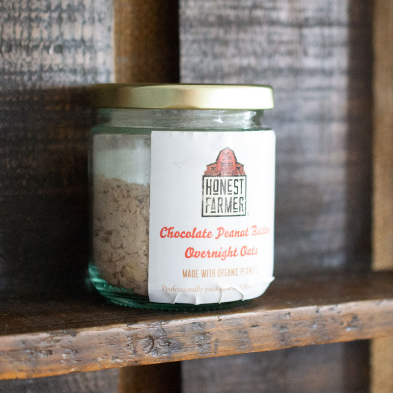 Chocolate Peanut Butter Overnight Oats