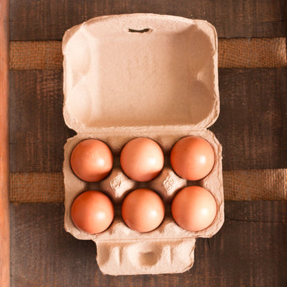 Pasture-Raised Organic-Fed Eggs - Half Dozen