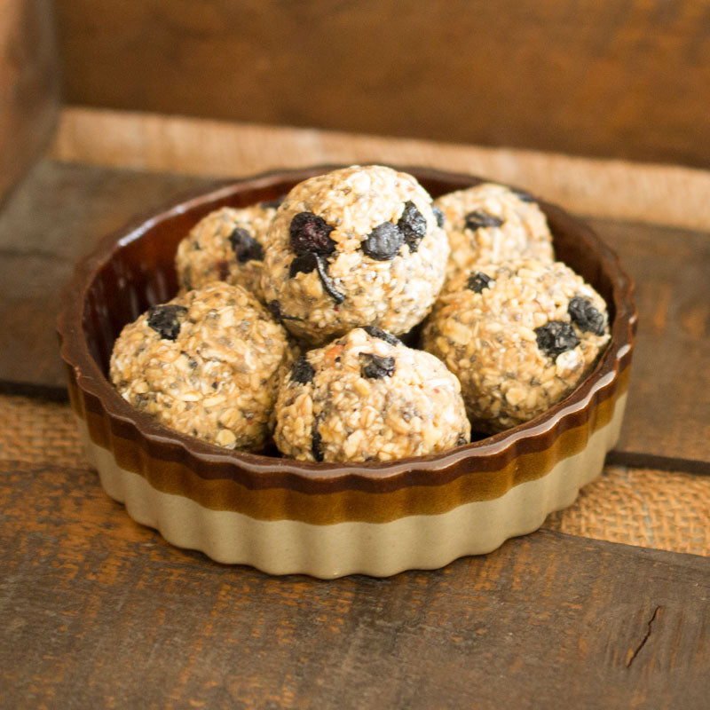 Blueberry Oat Energy Balls